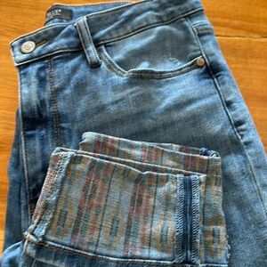 Judy blue rolled cuffs jeans